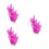 3Pièces Plantes D'aquarium Violet En Durable Décor 8