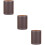 3Stk Leder Pen Holder Multifunktionaler Schreibtisch Organizer 9