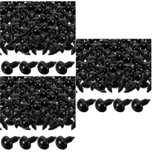 300Pcs Black Fake Toy Eyes for DIY Crafts Durable and Decorative