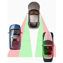 2Pcs 360 Degree Adjustable Blind Spot Mirror Wide Angle View Round Frame Car Auxiliary Mirror Vibration Proof Anti-Glare