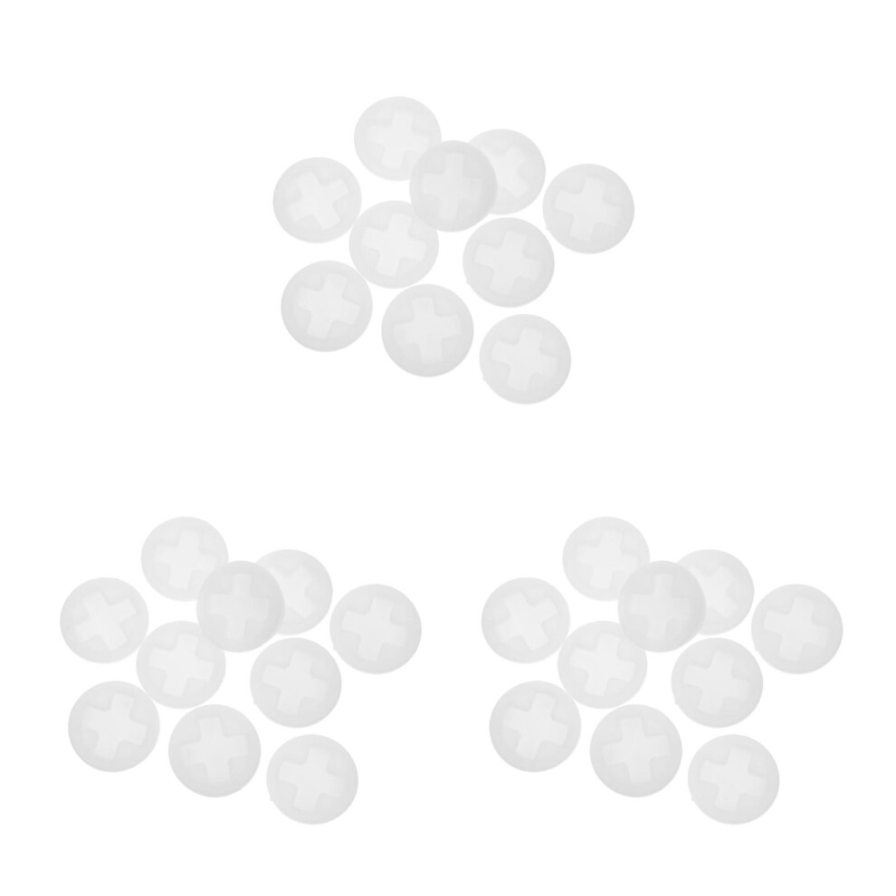 30Pcs White Plastic Drum Lids Tight Seal Bucket Covers For Home Use 3722485360543
