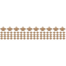5 Pack Bee Bracelet Charm Craft Items Charms For Jewelry Making Bulk