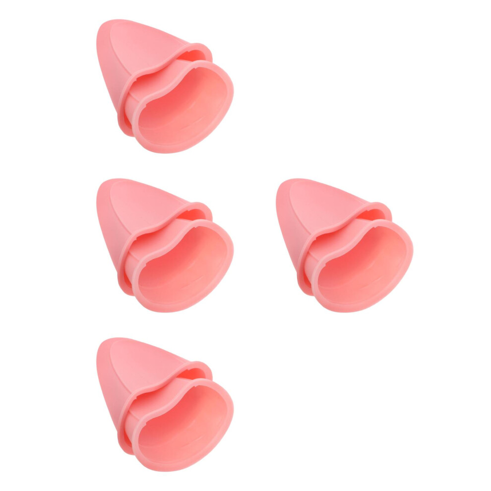 4Sets Cute Plastic Cat Ear Motorcycle Accessories Pink 3721573881977