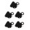 5Pcs PU Craft Kit DIY Black Shoulder Bag Handbag Making Materials Set 4
