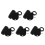 5Pcs PU Craft Kit DIY Black Shoulder Bag Handbag Making Materials Set 6