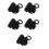 5Pcs PU Craft Kit DIY Black Shoulder Bag Handbag Making Materials Set 7