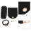 5Pcs PU Craft Kit DIY Black Shoulder Bag Handbag Making Materials Set 10