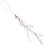 2Stk Kawaii Phone Strap Pink Charm Praktisch 2