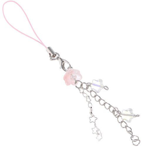 2Stk Kawaii Phone Strap Pink Charm Praktisch 1