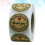 1Rouleau Stickers Rond Kraft Étiquettes Pour 2