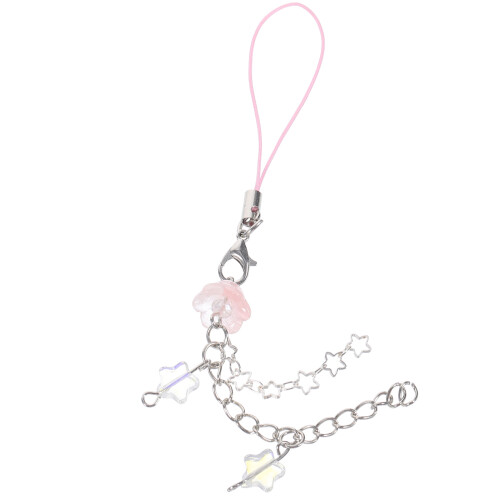2Stk Kawaii Phone Strap Pink Charm Praktisch 2