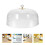 Protection Gâteau Transparente Métal Pour Dessert 6