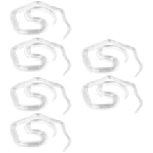 6Pcs Lazy Hair Curler Bun Maker Transparent Hair Styling Accessory