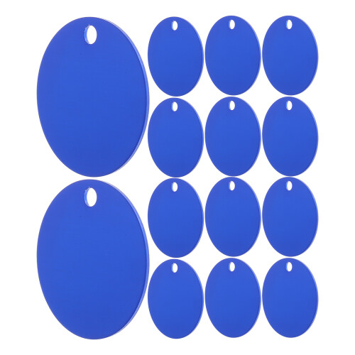 100Pièces Tags Ronds Aluminium DIY À Graver 2