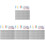 4Sets Light Grey Felt Pin Boards Small Cork Boards for Wall Decoration 4