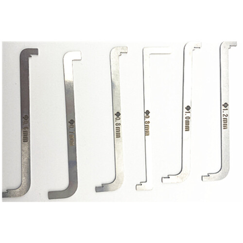 high quality practical locksmith tool 6 pieces / kit replacement turning tool / double head tension wrench tool 2
