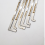 high quality practical locksmith tool 6 pieces / kit replacement turning tool / double head tension wrench tool 5