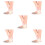 5Paires Chaussures De Danse Ballet Séquins Confortables Et Résistantes 1