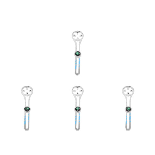 4Pcs Lightweight Adjustable Bike Mount Aluminum Alloy with Compass