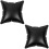 2Pcs Black PVC Inflatable Cushion Pillow Inserts for Home and Camping 7