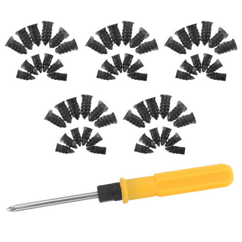 3 Sets Tyre Repair Kit With Rubber Nails And Screwdriver 2
