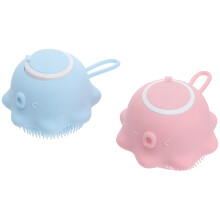 4 Pcs Compact Baby Bath Brushes For Newborn Washing
