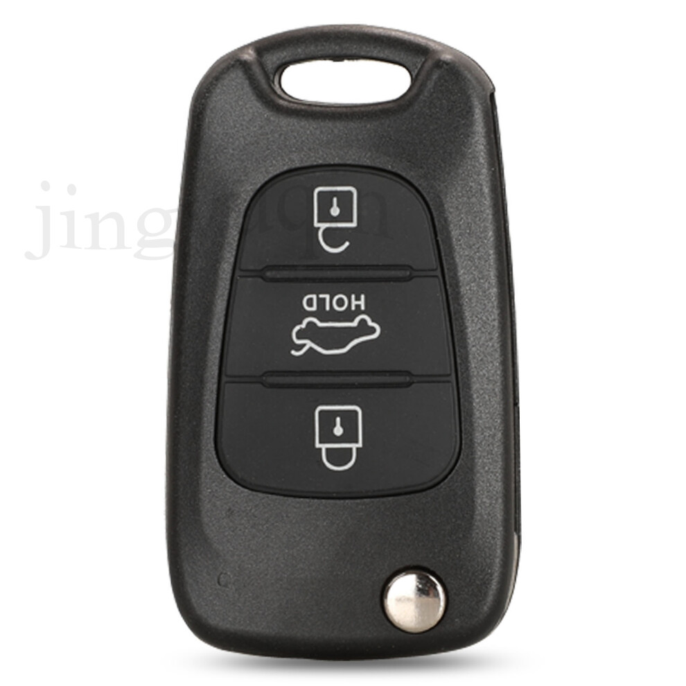 Folding Car Key Shell For Kia K2 K5 For Hyundai I30 Ix35 3Buttons With Uncut Key Blade Remote Car Key Shell Case Cover 6935161682052