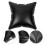2Pcs Black PVC Inflatable Cushion Pillow Inserts for Home and Camping 9