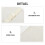 3Pcs Black Canvas Pencil Case Large Capacity Office Desk Organizer 5