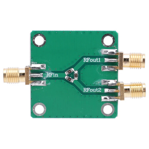 DC-5G RF Microwave Resistor 1 Split 2 Power Distributor Module Radio Frequency Divider Module RF Power Splitter Module