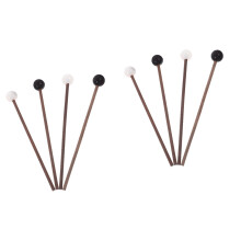 4Pairs Rubber Head Drum Mallets for Steel Tongue Drum Assorted Colors