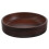 Rustic Brown Wood Serving Bowl Multipurpose Kitchen Fruit Bowl 1