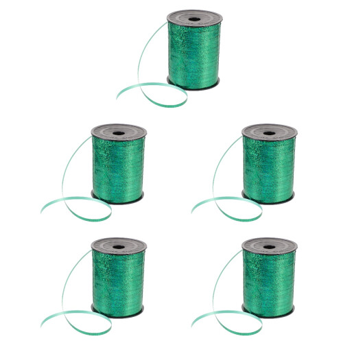 Green Plastic Party Packaging Ribbon Decorative Curling Ribbon