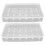 4 Pcs Refrigerator Egg Trays 24 Grids Egg Holder Storage Container 2
