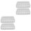 4 Pcs Refrigerator Egg Trays 24 Grids Egg Holder Storage Container 3