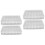 4 Pcs Refrigerator Egg Trays 24 Grids Egg Holder Storage Container 4