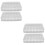 4 Pcs Refrigerator Egg Trays 24 Grids Egg Holder Storage Container 6