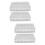4 Pcs Refrigerator Egg Trays 24 Grids Egg Holder Storage Container 7