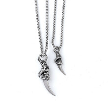 titanium steel hip-hop pendant necklace for men long chain