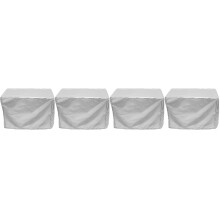 4Pcs Silver Kayak Motor Covers Oxford Cloth Sunproof Protective Covers