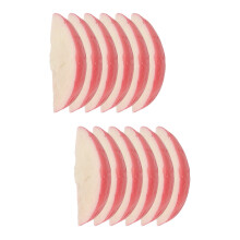 12 Pcs Simulated Radish Slices Artificial Vegetable Display For Restaurant