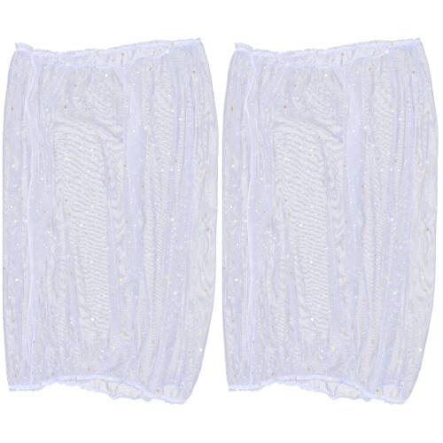 2 Pcs Bird Cage Birdcage Cover White Net 2