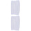 2 Pcs Bird Cage Birdcage Cover White Net 5