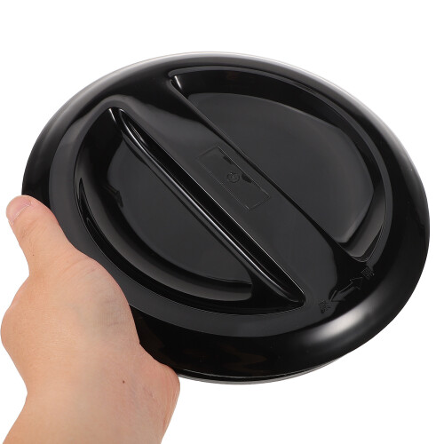 Couvercle Seau Isolé Multifonction Acier Cuisine Noir 2