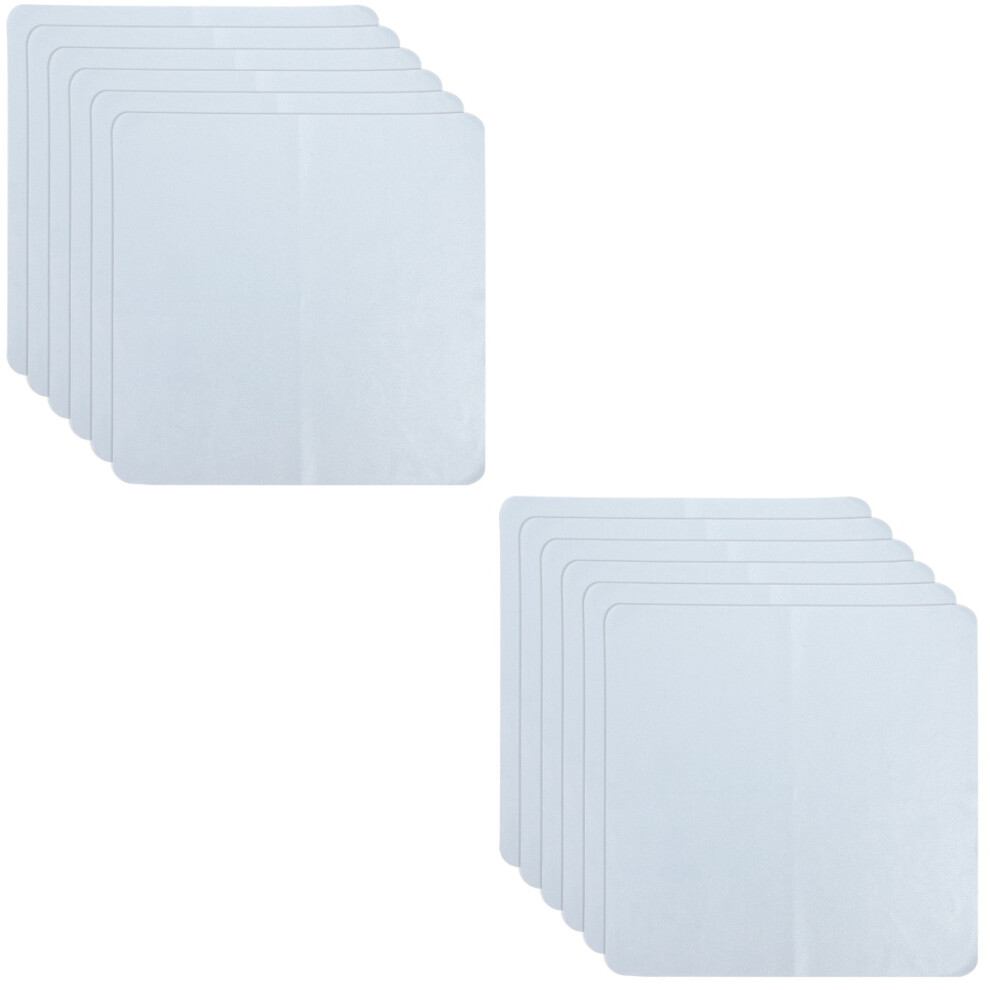 Solustre Blue 12Pcs Sky- Microfiber Lens Cleaning Cloth For Eyeglasses & Jewelry