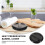 Couvercle Seau Isolé Multifonction Acier Cuisine Noir 9