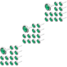 300Pcs Green Iron Brads Large Paper Fasteners for DIY Craft Projects