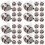 40Pcs Felt Bee Charms Decor Small Craft Accessories 7