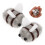 40Pcs Felt Bee Charms Decor Small Craft Accessories 11