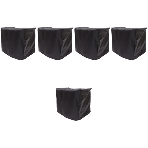 5Pcs Black Kayak Motor Protective Covers Oxford Cloth Fit